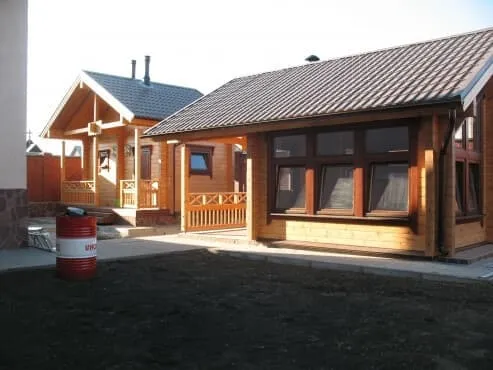 Баня из клеенного бруса, беседка, зона барбекю пос. Широкая Речка