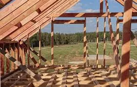 дом каркасный из бруса