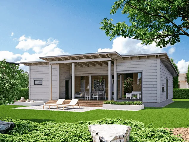 Проект дома из клеенного бруса 358