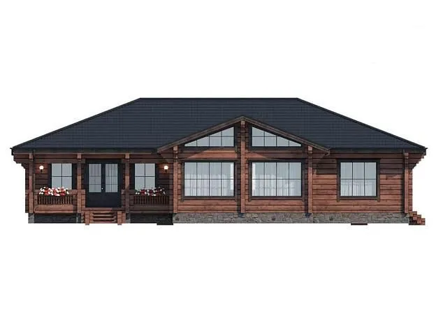 Проект дома из клеенного бруса 3974