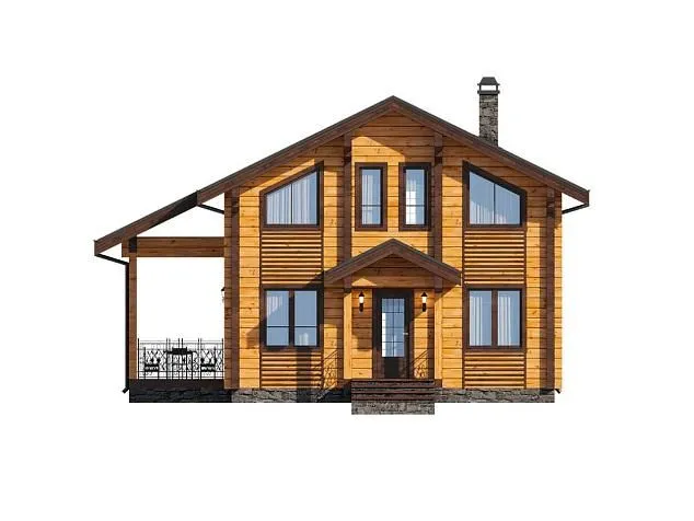 Проект дома из клеенного бруса 5106