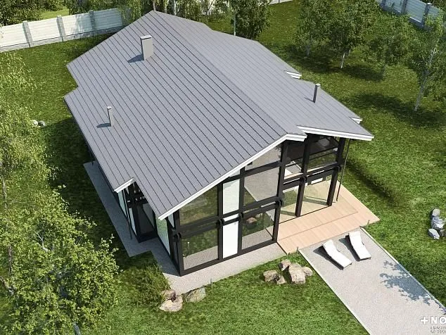 Проект фахверкового дома 3446