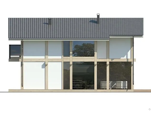 Проект фахверкового дома 5335