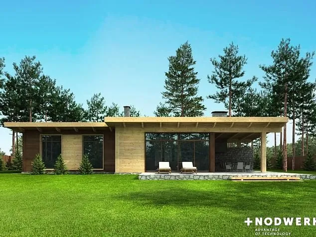 Проект фахверкового дома 6987