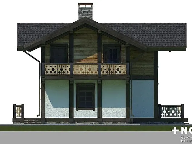 Проект фахверкового дома 80