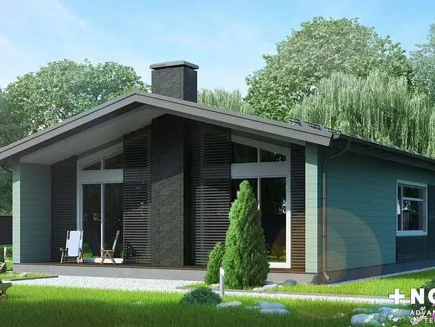 Проект фахверкового дома 5988