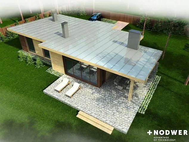 Проект фахверкового дома 6987