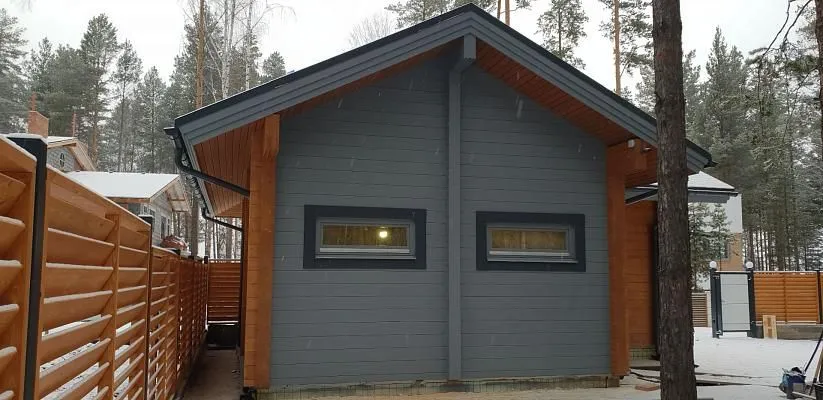 Дом-баня - к.п. Лесные Дачи