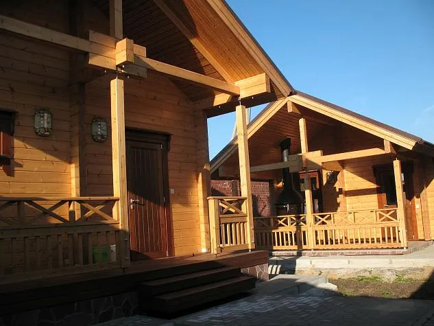 Баня из клеенного бруса, беседка, зона барбекю пос. Широкая Речка