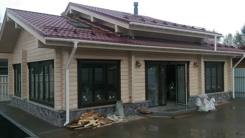 Баня из клеенного бруса с. Кашино