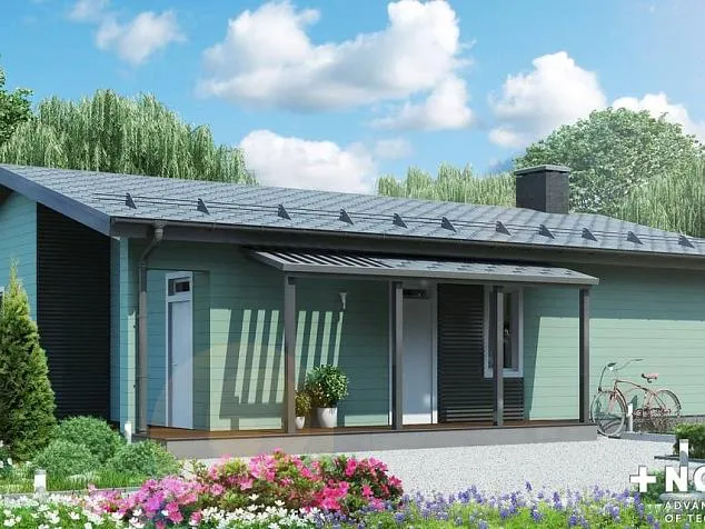 Проект фахверкового дома 5988