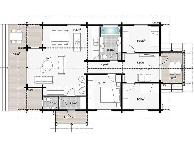 Сенсус Лев - деревянный дом