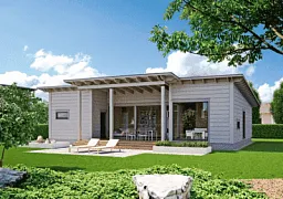 Проект дома из клеенного бруса 358