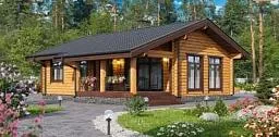 Проект дома из клеенного бруса 5105