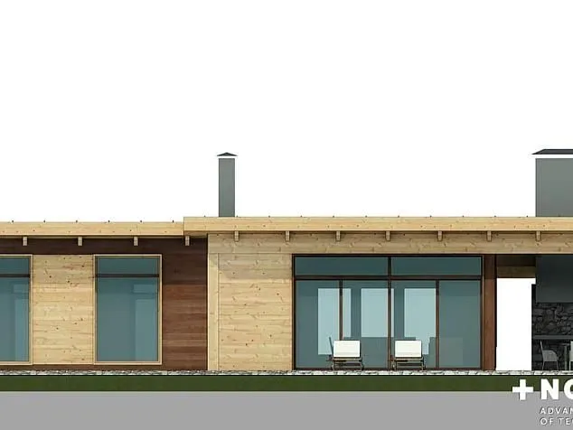 Проект фахверкового дома 6987