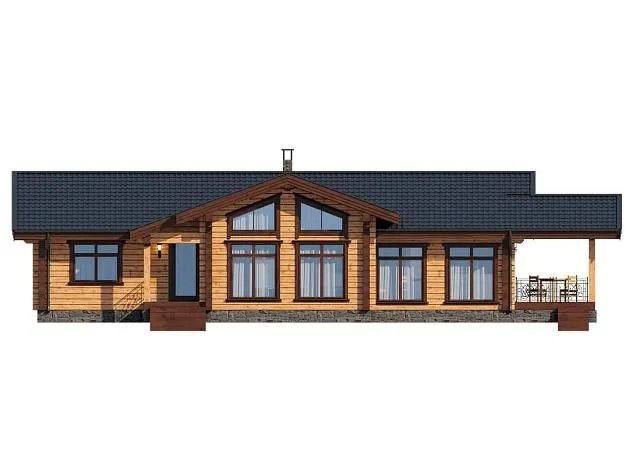 Проект дома из клеенного бруса 4991