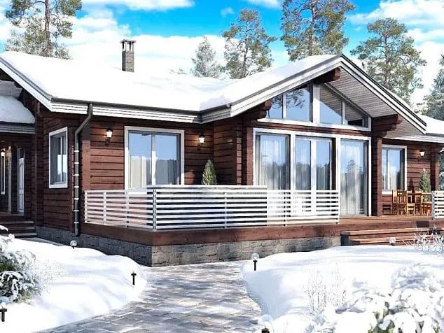 Проект дома из клеенного бруса 4924