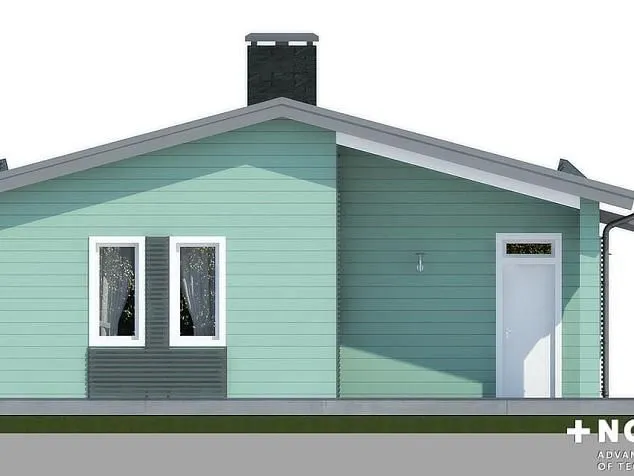 Проект фахверкового дома 5988