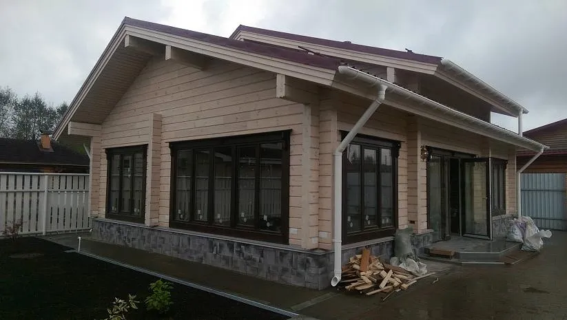 Баня из клеенного бруса с. Кашино