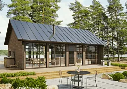 Дом для отдыха 50-Бревенчатый Коттедж