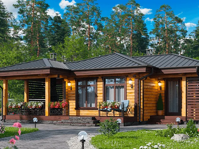Баня из бруса 4180