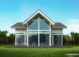 Проект фахверкового дома 5333