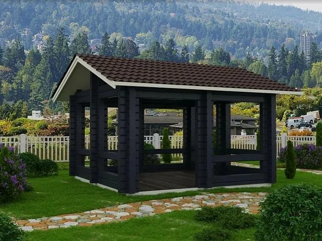 Проект дома из клеенного бруса ЛайтХаус 8