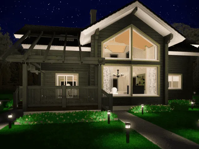 Ривер хаус - бревенчатый дом