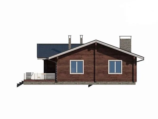 Проект дома из клеенного бруса 4924