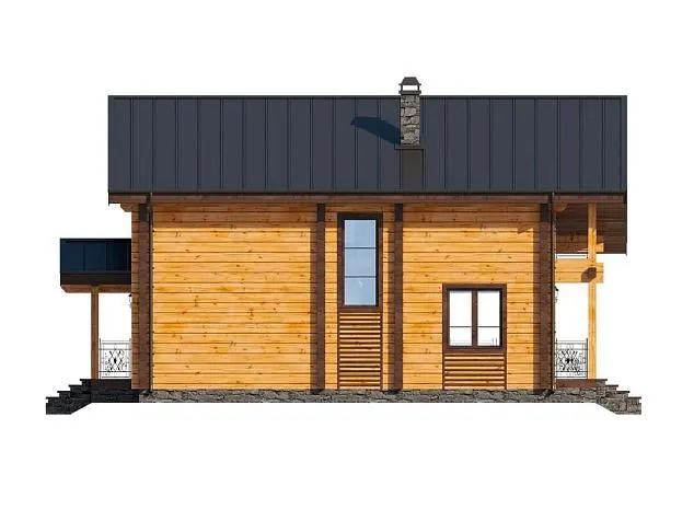 Проект дома из клеенного бруса 5106