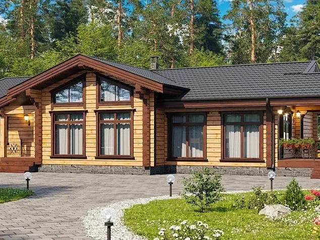 Проект дома из клеенного бруса 4991