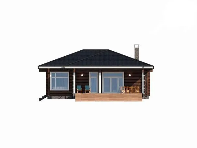 Проект дома из клеенного бруса 76-352