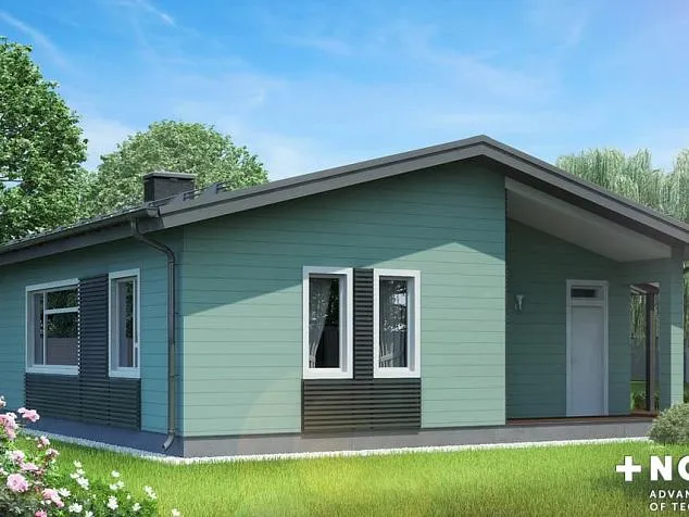 Проект фахверкового дома 5988