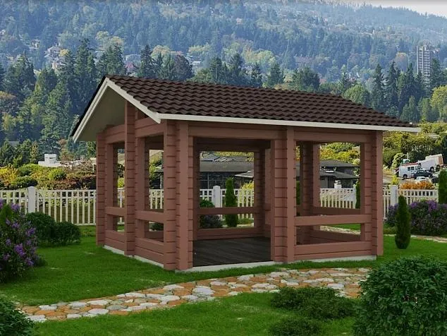 Проект дома из клеенного бруса ЛайтХаус 8