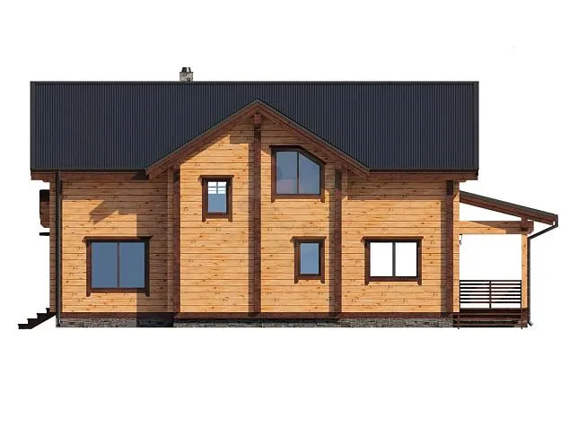 Проект дома из клеенного бруса 5328