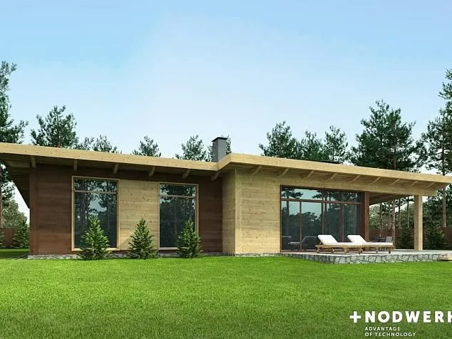 Проект фахверкового дома 6987