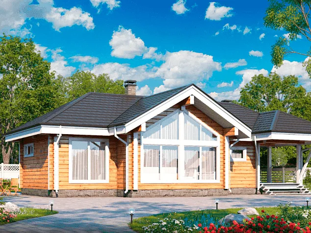 Баня из бруса 4091