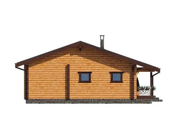 Проект дома из клеенного бруса 60-815