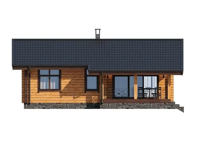 Проект дома из клеенного бруса 5105