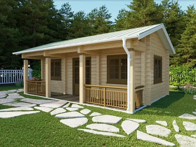 Проект дома из клеенного бруса ЛайтХаус 4