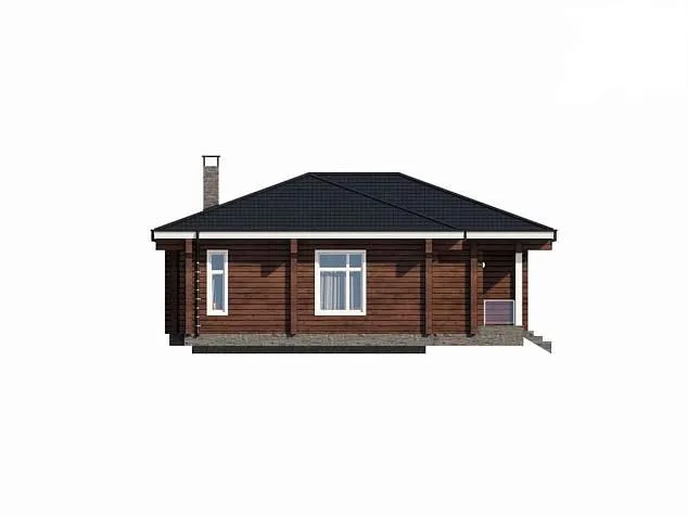 Проект дома из клеенного бруса 76-352