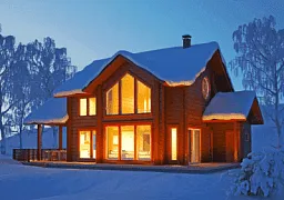 Оре - шале, 2 этаж(ей) бревенчатый дом