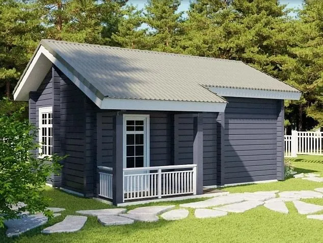 Проект дома из клеенного бруса ЛайтХаус 6