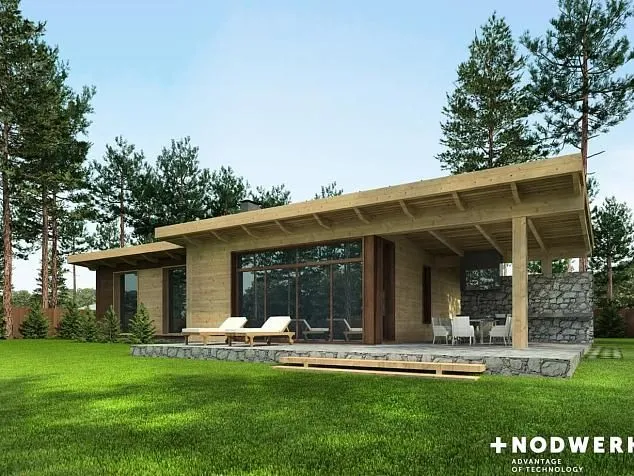 Проект фахверкового дома 6987