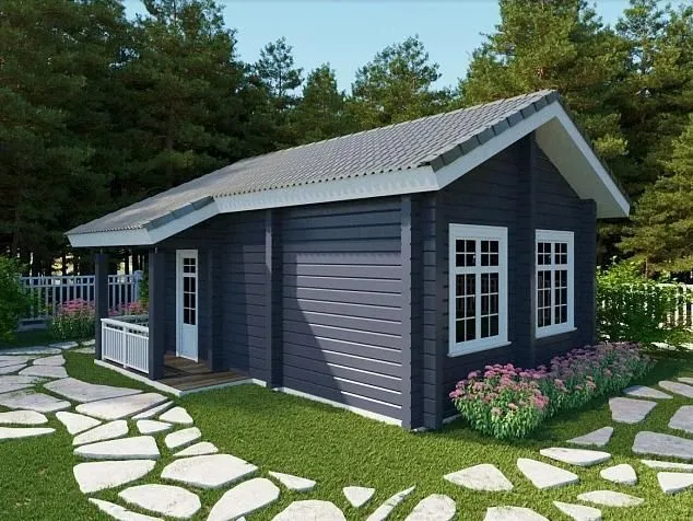 Проект дома из клеенного бруса ЛайтХаус 6