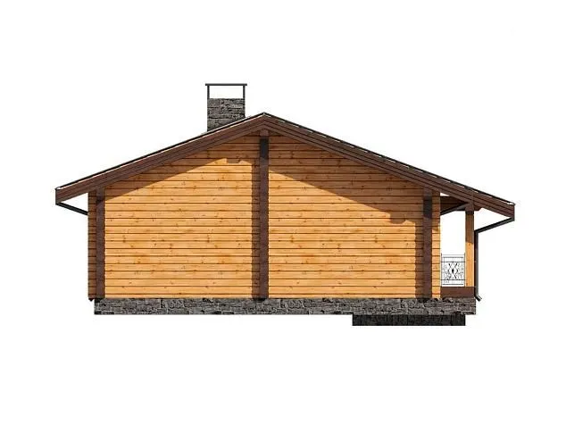 Проект дома из клеенного бруса 5105