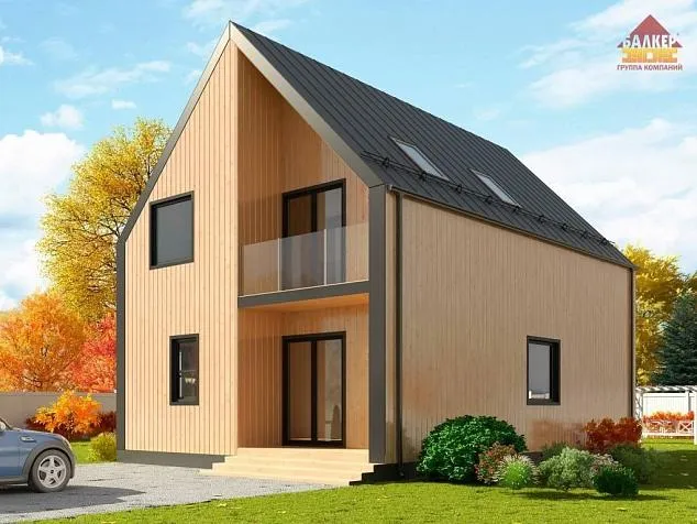 Каркасный дом Б176