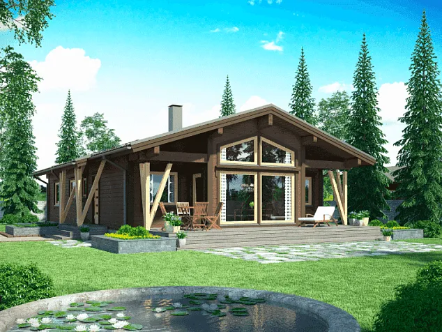 Сенсус Лев - деревянный дом