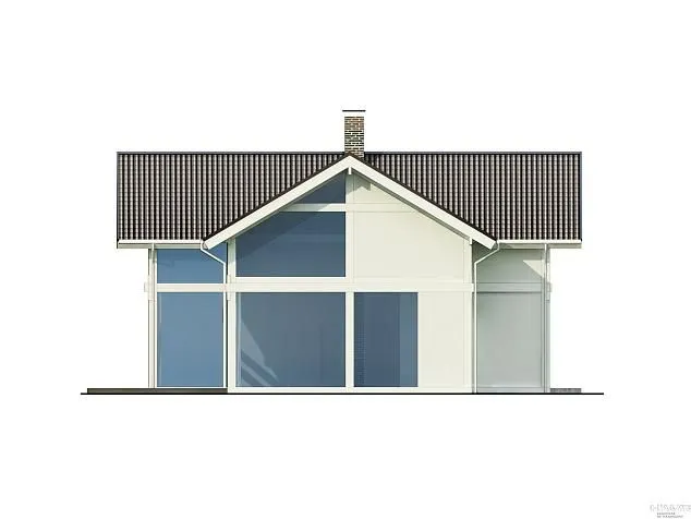 Проект фахверкового дома 5333