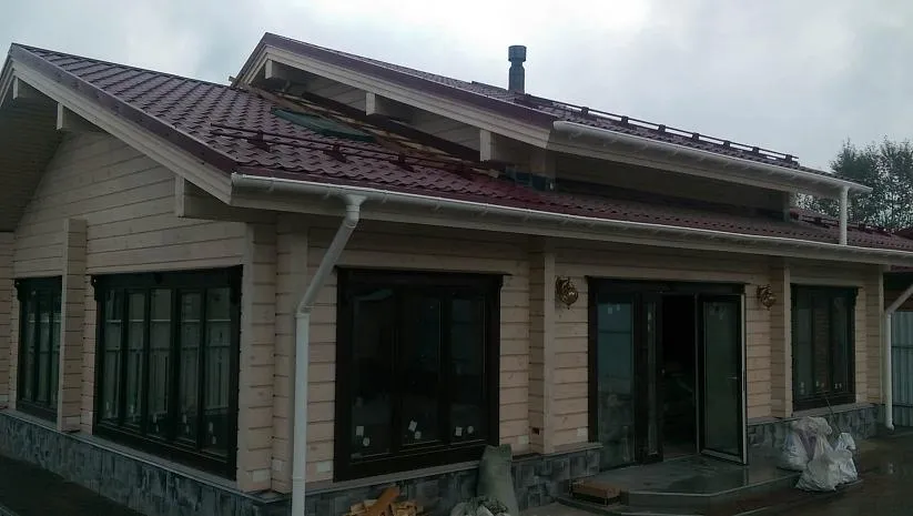 Баня из клеенного бруса с. Кашино